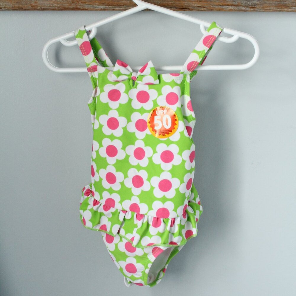 George Size 18M Flower  Bathing suit New